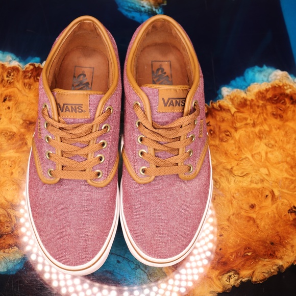 VANS ATWOOD LOW BURGUNDY/TAN - Picture 4 of 5